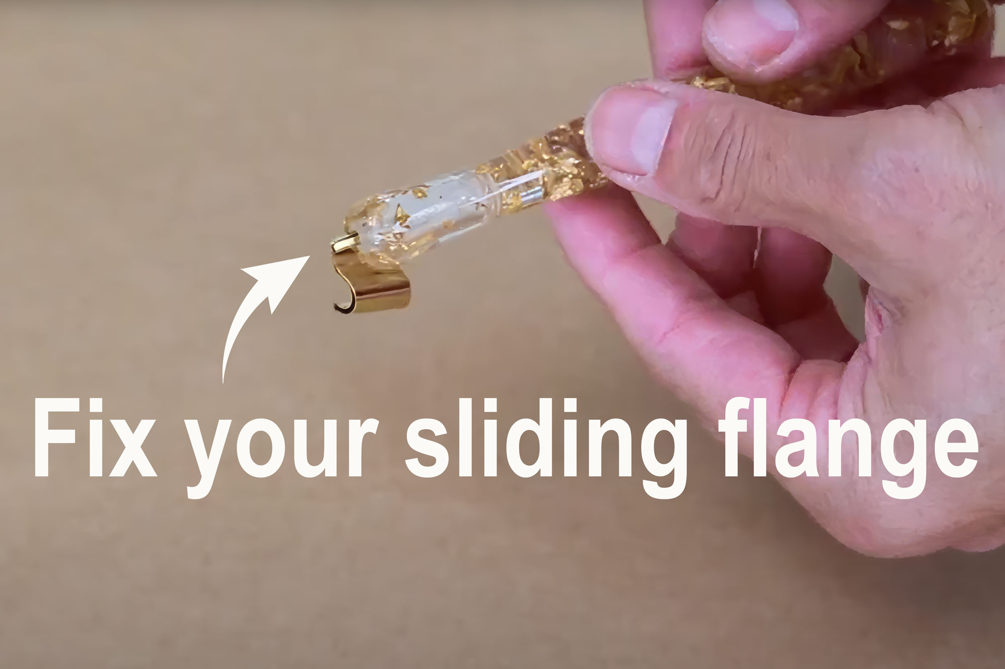 Troubleshooting Your 2-in-1 Penholder: Fixing A Sliding Metal Flange