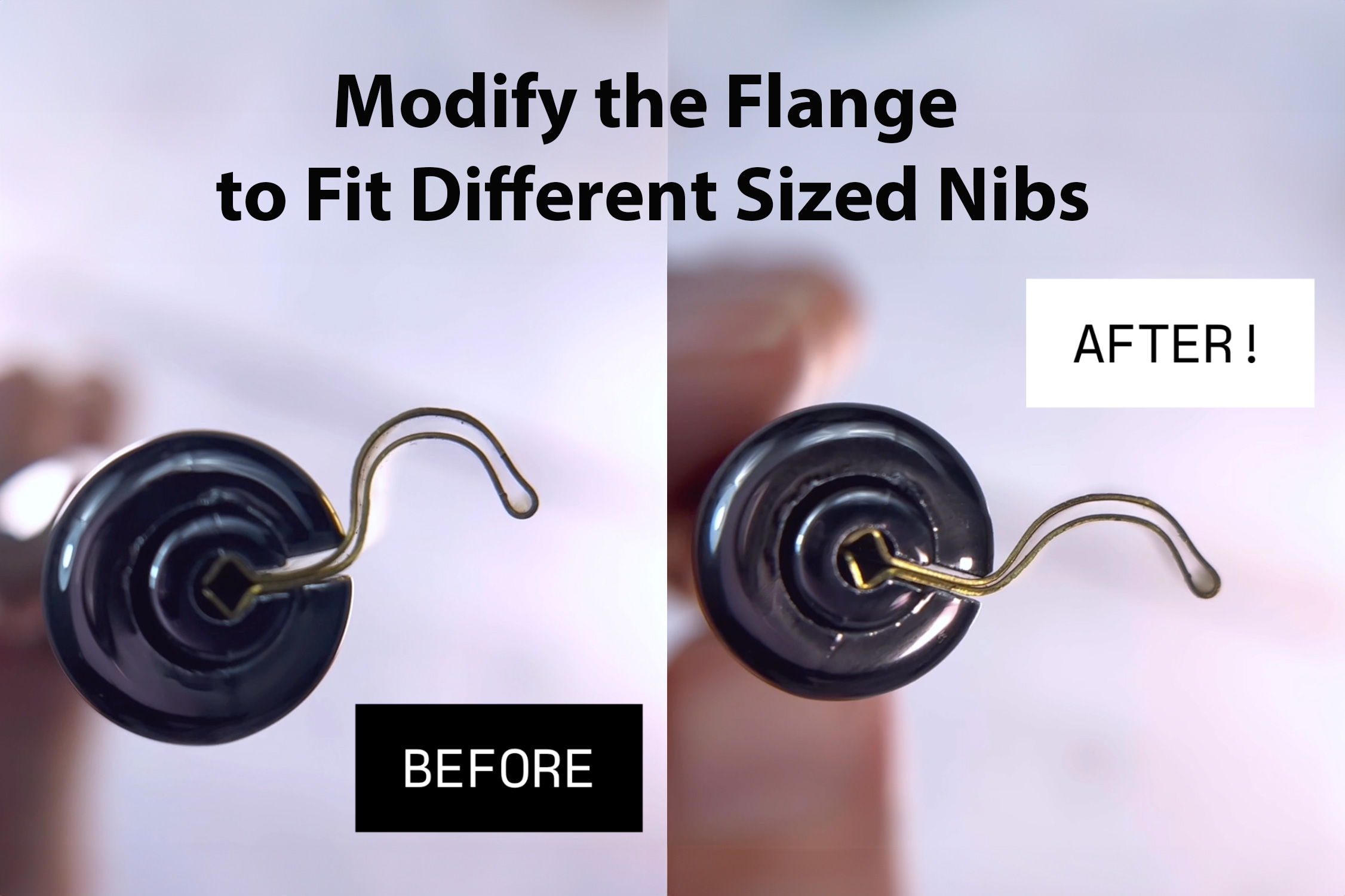 How To Fit Different-Size Nibs On The Moblique Pen Holder